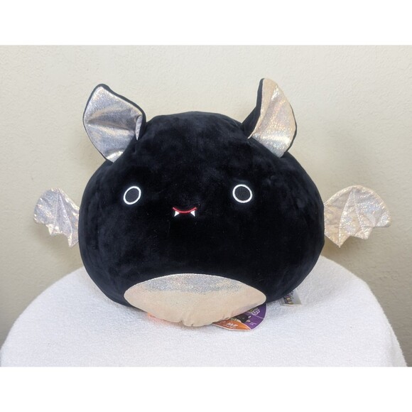 12" Squishmallows Flip a Mallow Emily Bat To Paxton Pumpkin Halloween NWT - Picture 1 of 8